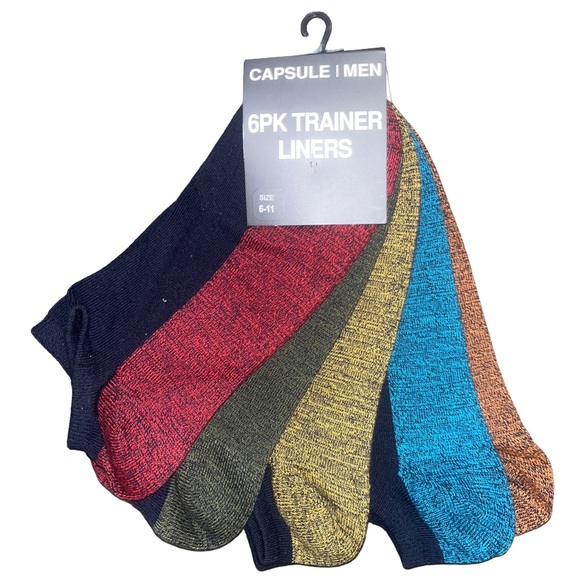 Simply Be Other - SIMPLY BE. CAPSULE MEN 5 PK SOCKS - MULTI SIZE 6-11 (NEW WITH TAGS)